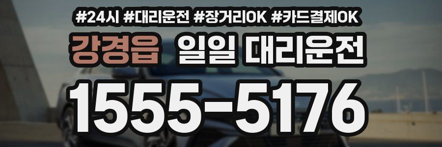 강경읍 일일 대리운전