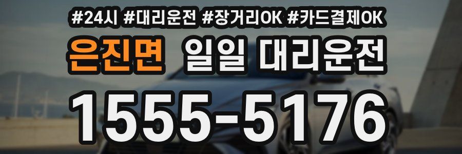 은진면 일일 대리운전