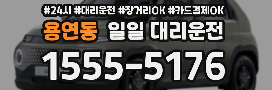 용연동 일일 대리운전