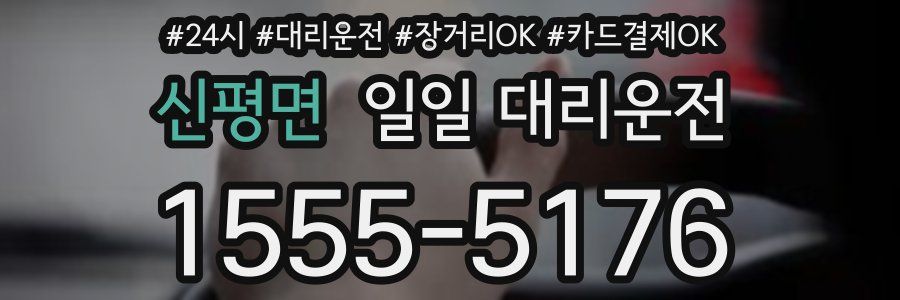 신평면 일일 대리운전