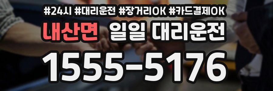 내산면 일일 대리운전