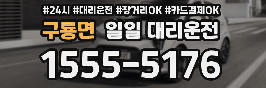 구룡면 일일 대리운전