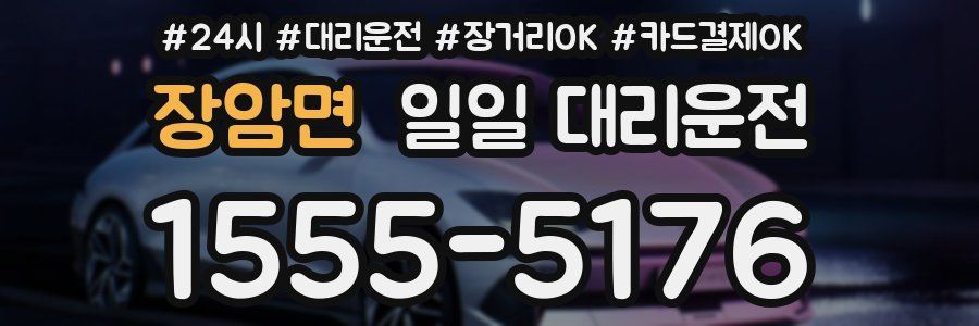 장암면 일일 대리운전