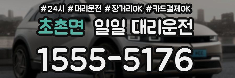 초촌면 일일 대리운전