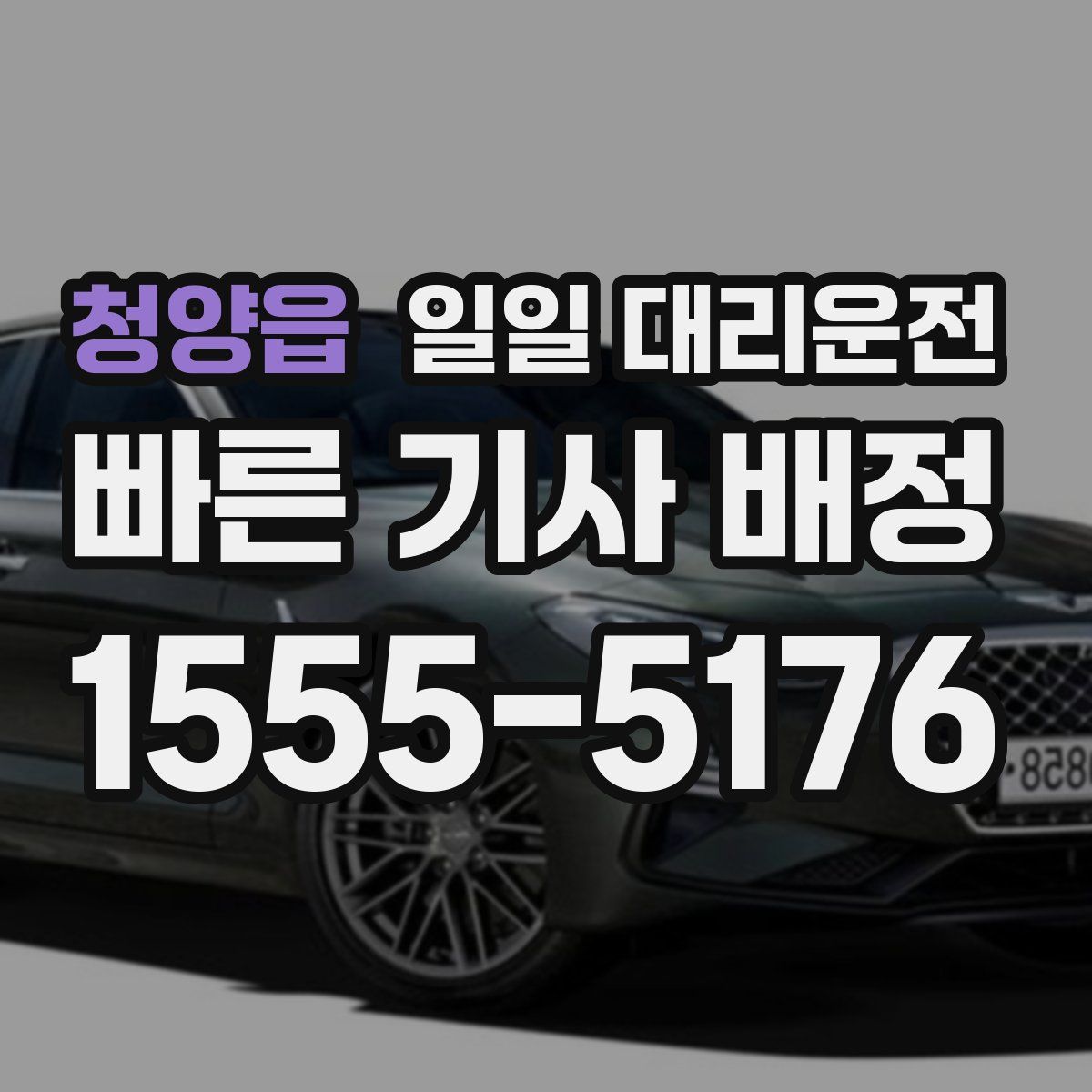 청양읍 일일 대리운전