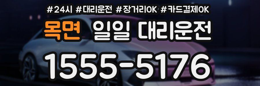 목면 일일 대리운전
