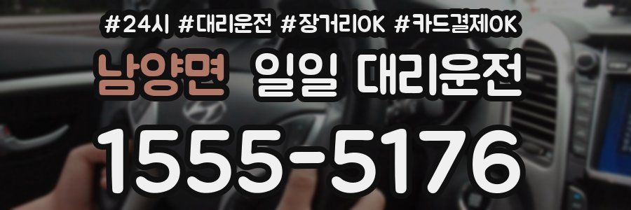 남양면 일일 대리운전