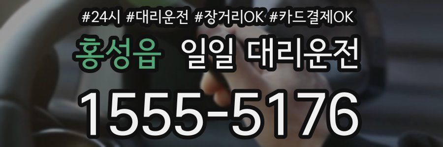 홍성읍 일일 대리운전