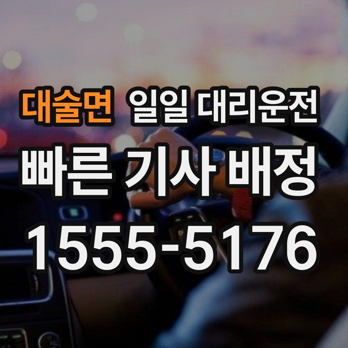 대술면 일일 대리운전