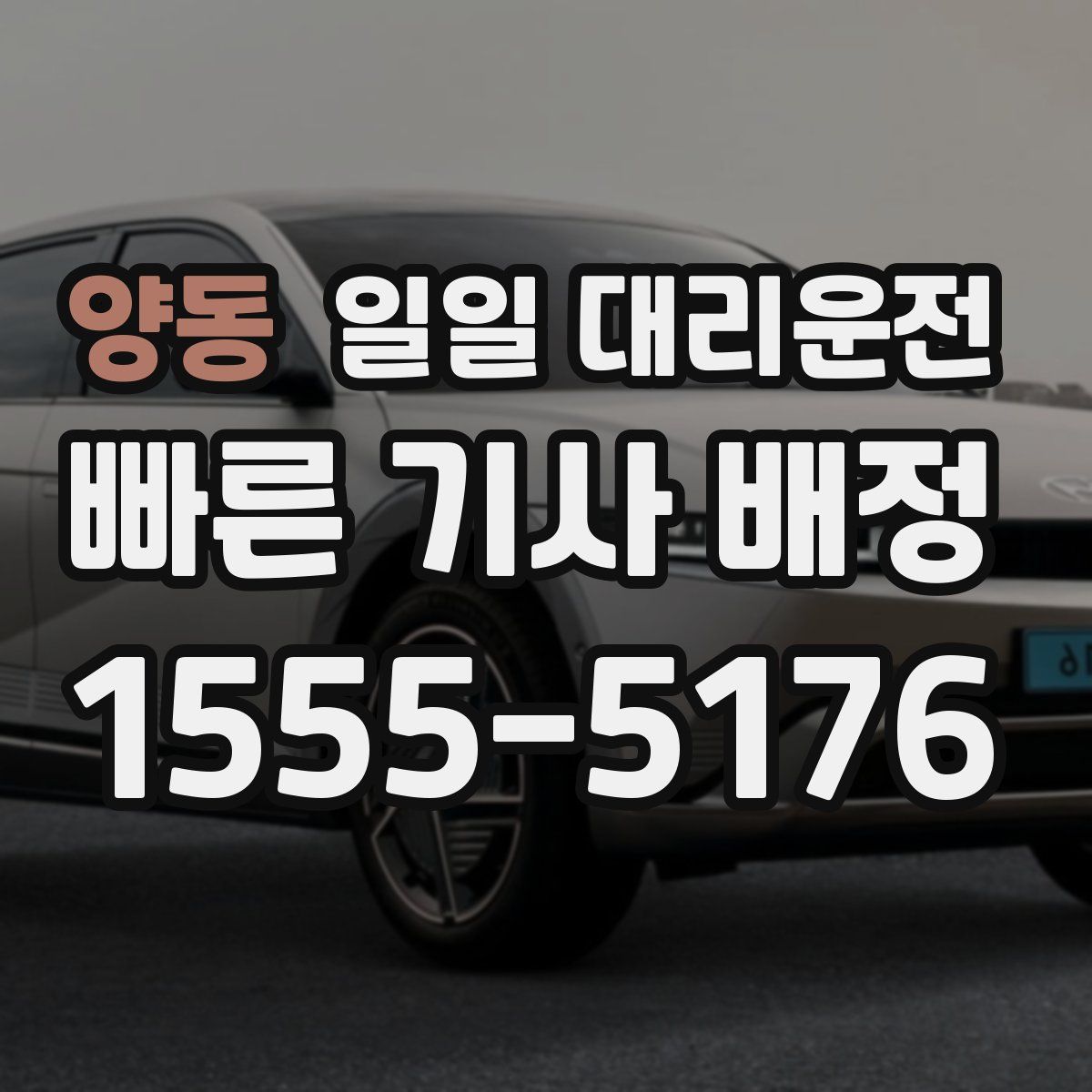 양동 일일 대리운전