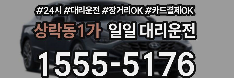 상락동1가 일일 대리운전