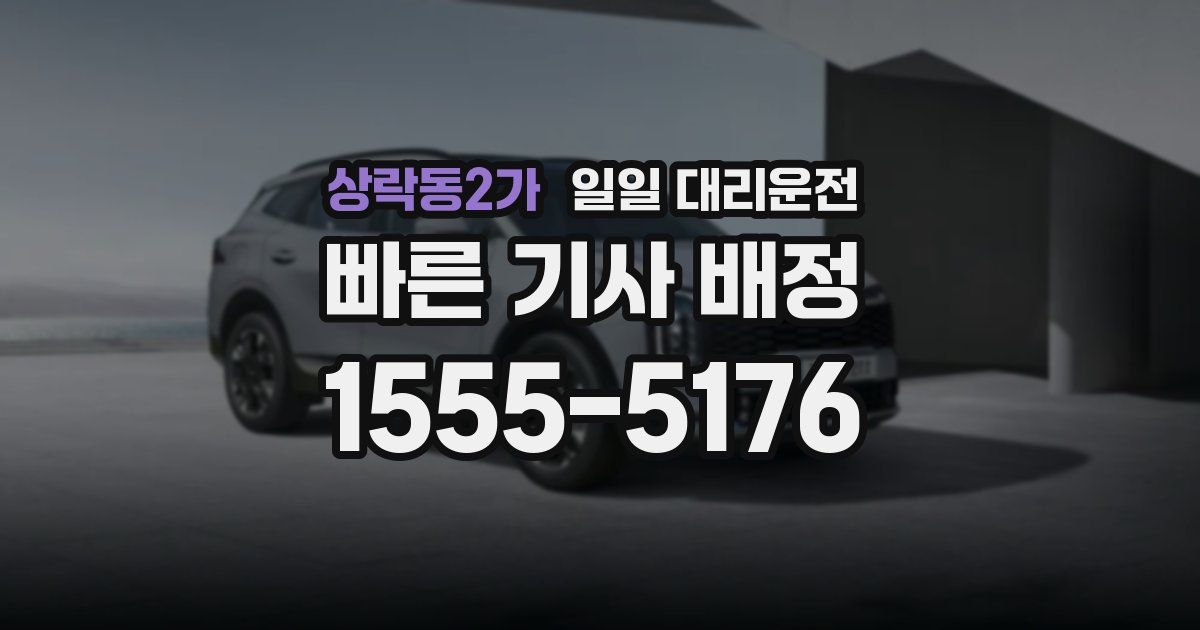 상락동2가 일일 대리운전