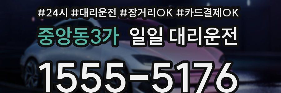 중앙동3가 일일 대리운전