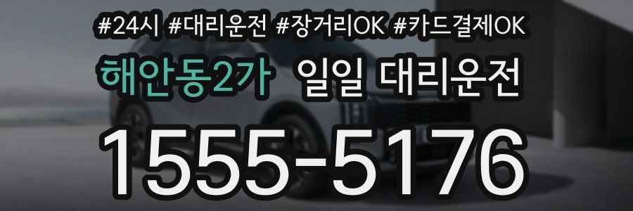 해안동2가 일일 대리운전