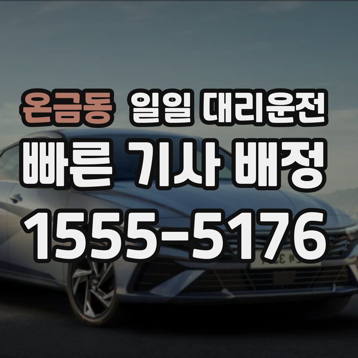 온금동 일일 대리운전