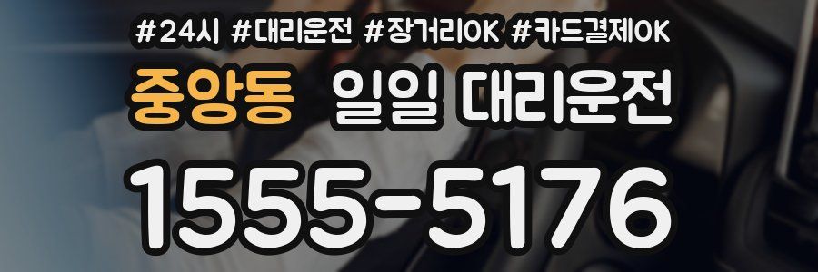중앙동 일일 대리운전