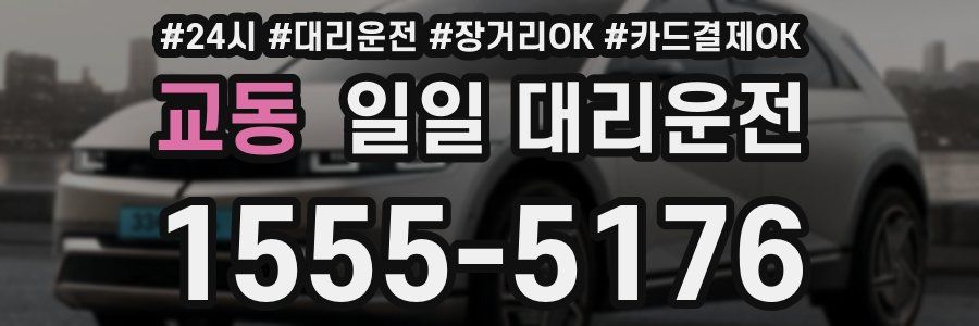 교동 일일 대리운전
