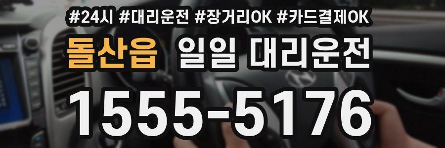 돌산읍 일일 대리운전