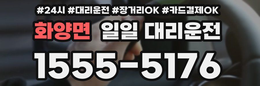 화양면 일일 대리운전