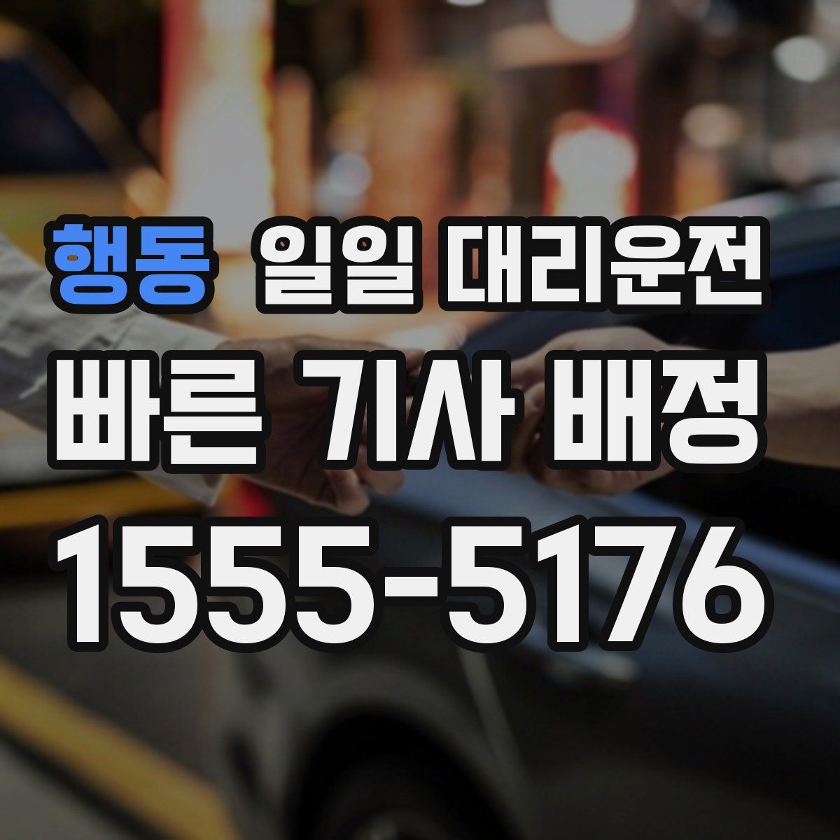 행동 일일 대리운전