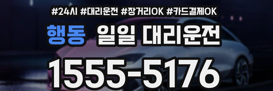 행동 일일 대리운전