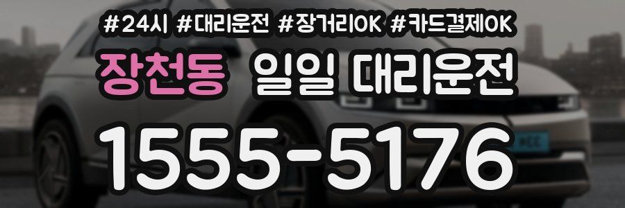 장천동 일일 대리운전