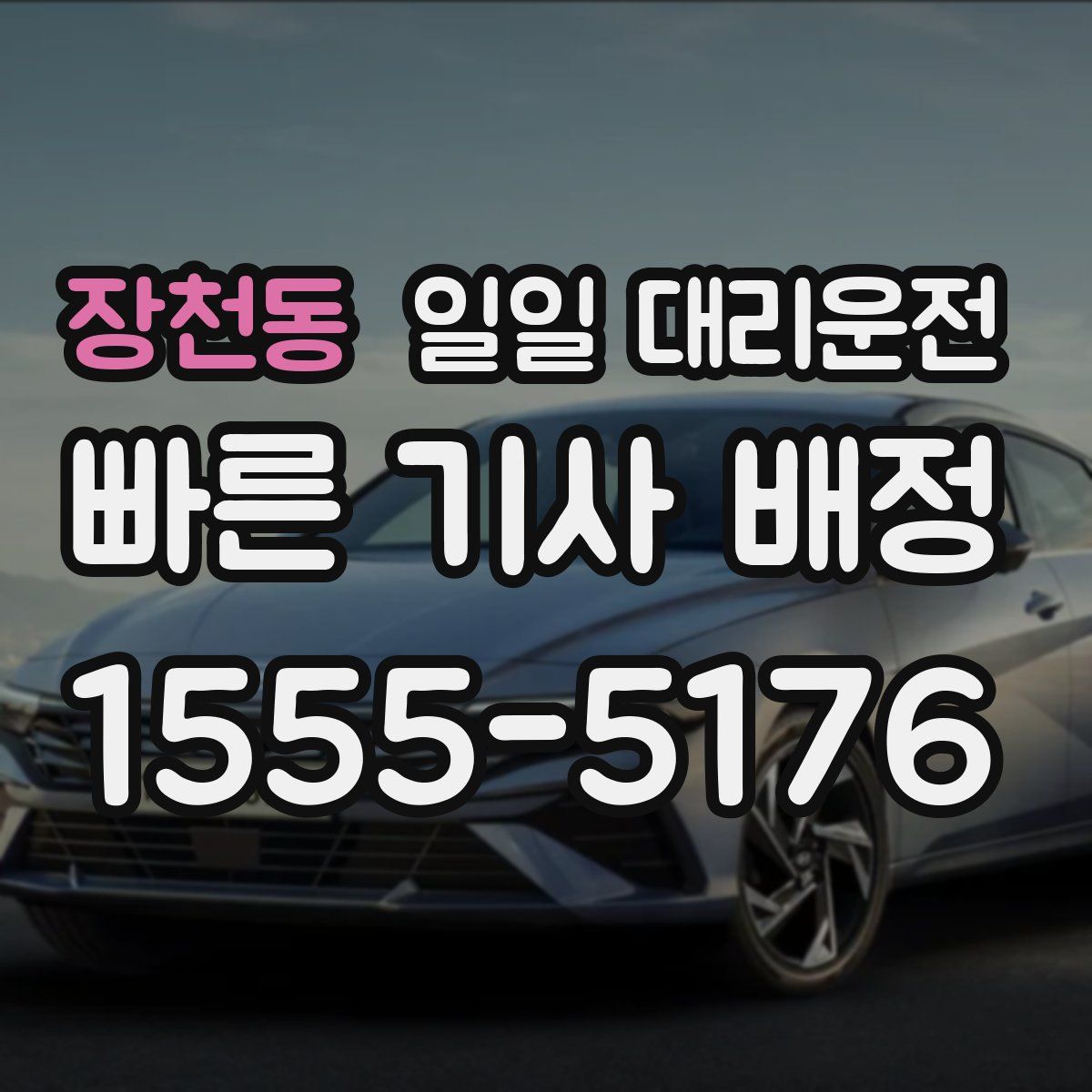 장천동 일일 대리운전