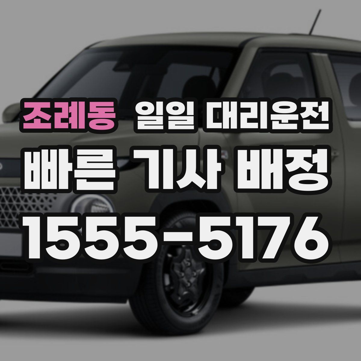 조례동 일일 대리운전