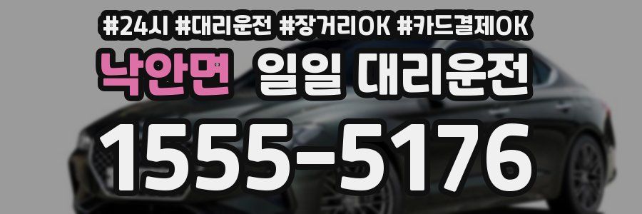 낙안면 일일 대리운전