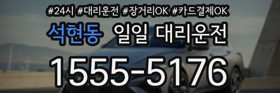 석현동 일일 대리운전