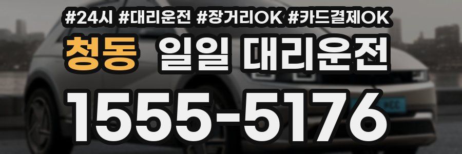 청동 일일 대리운전