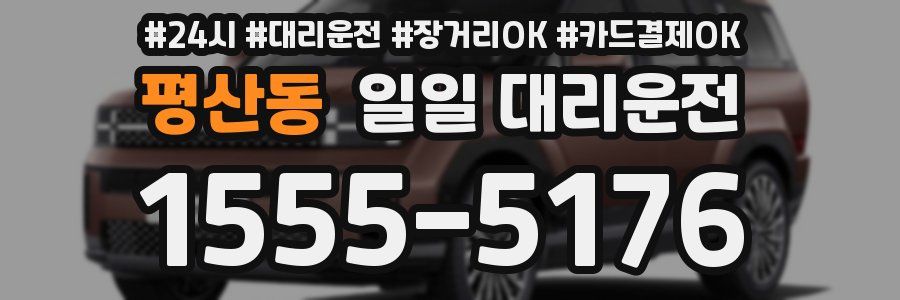 평산동 일일 대리운전
