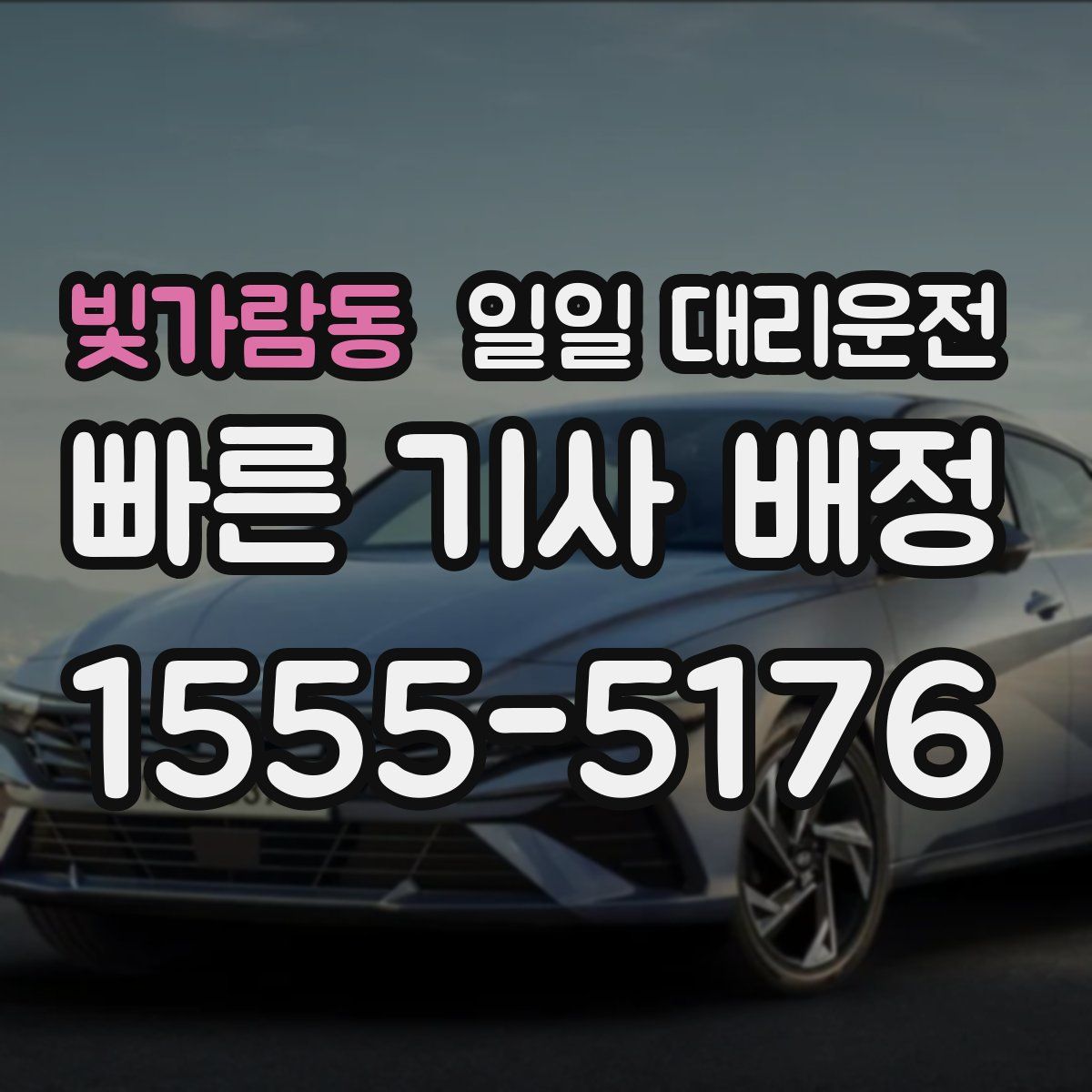 빛가람동 일일 대리운전
