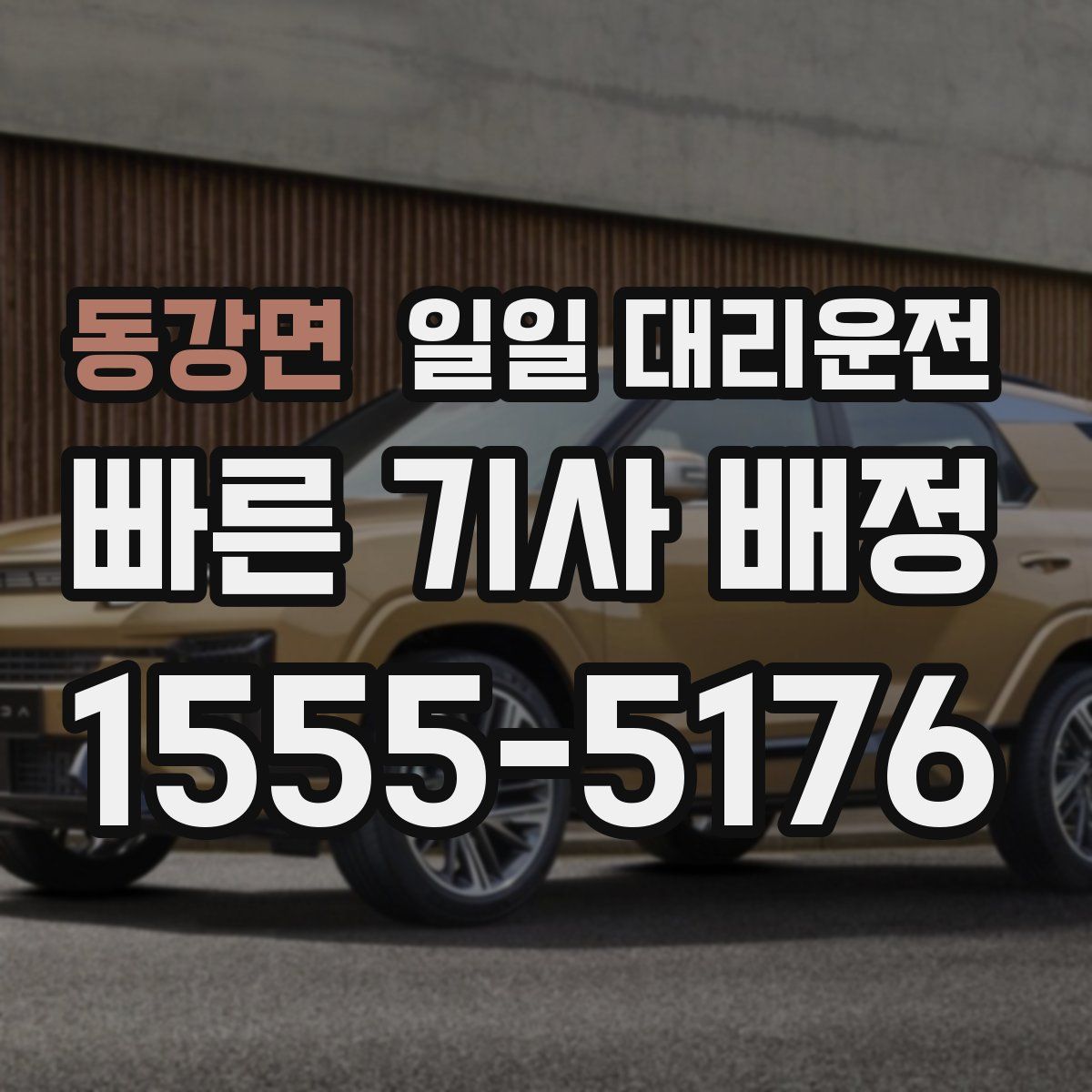 동강면 일일 대리운전