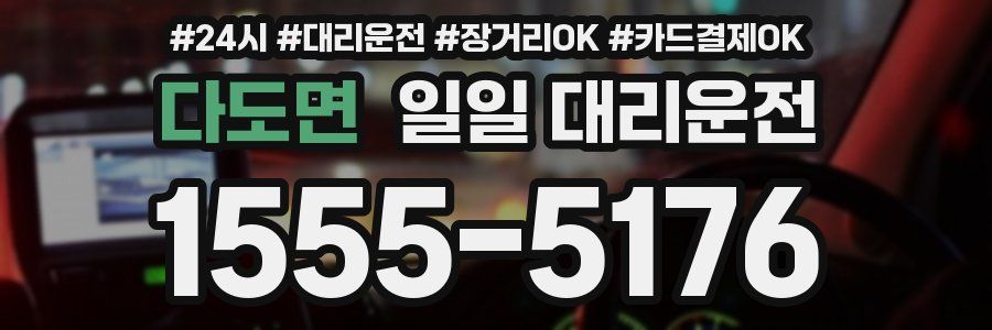 다도면 일일 대리운전