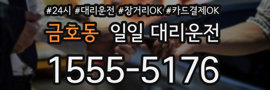 금호동 일일 대리운전