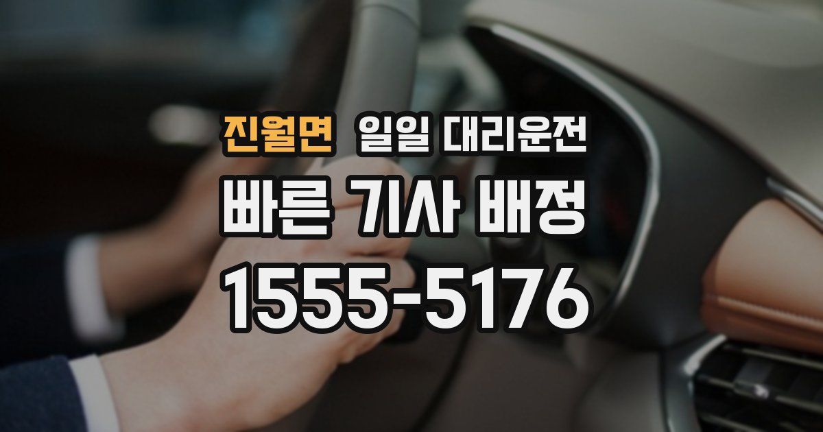 진월면 일일 대리운전