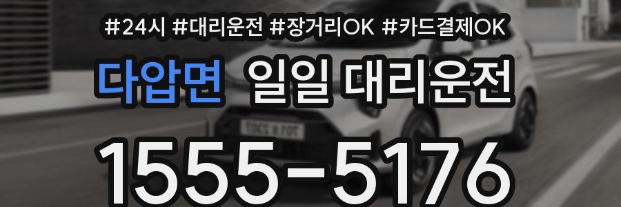 다압면 일일 대리운전