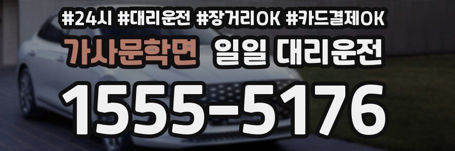 가사문학면 일일 대리운전