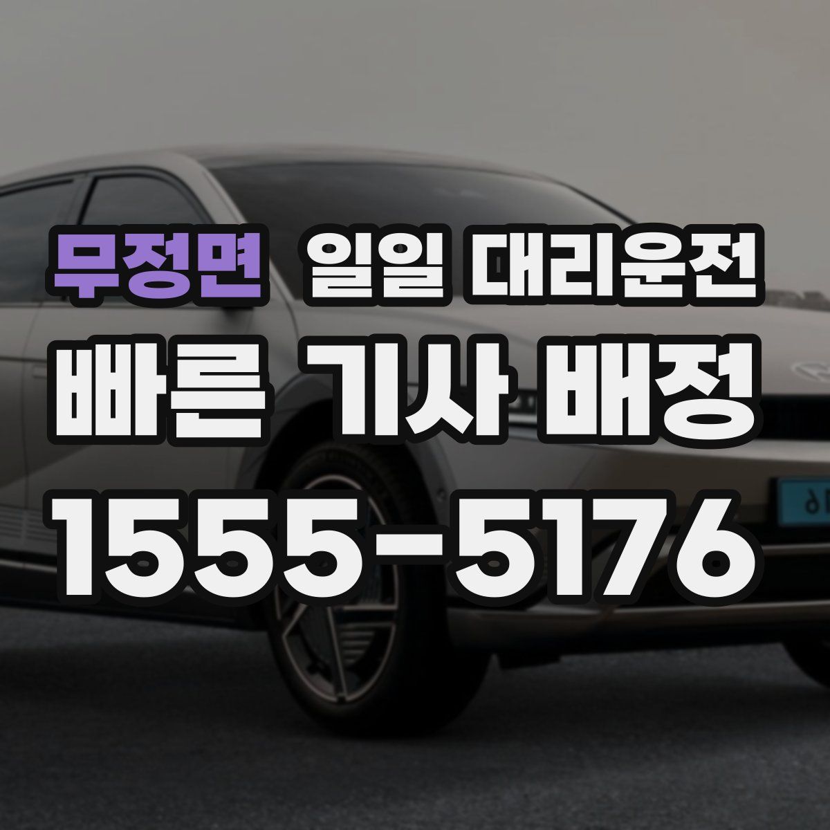 무정면 일일 대리운전