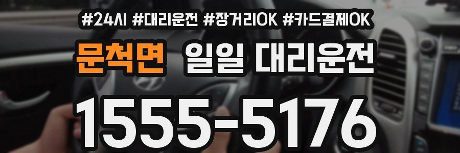 문척면 일일 대리운전