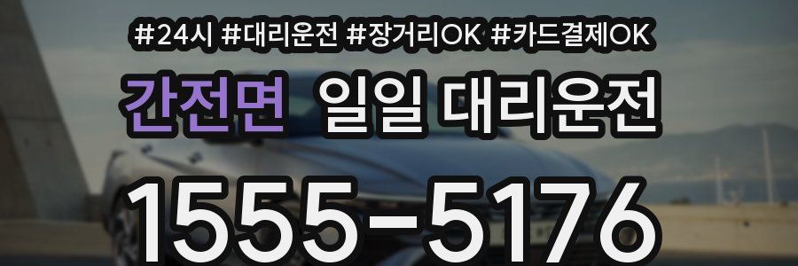 간전면 일일 대리운전