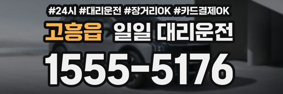 고흥읍 일일 대리운전