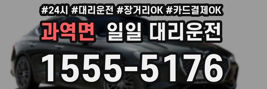 과역면 일일 대리운전