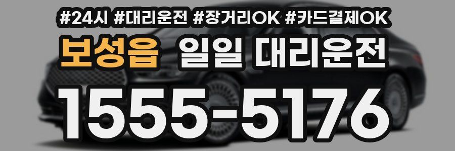보성읍 일일 대리운전