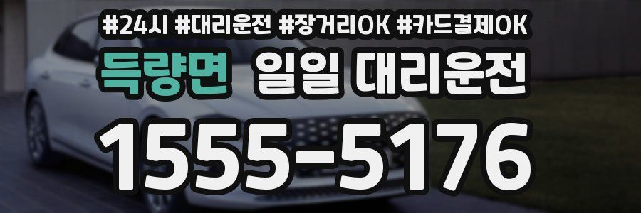 득량면 일일 대리운전