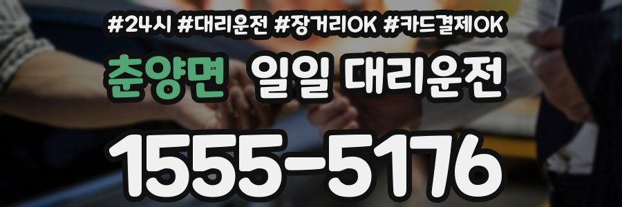 춘양면 일일 대리운전