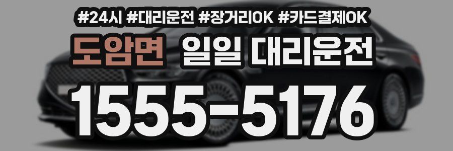 도암면 일일 대리운전