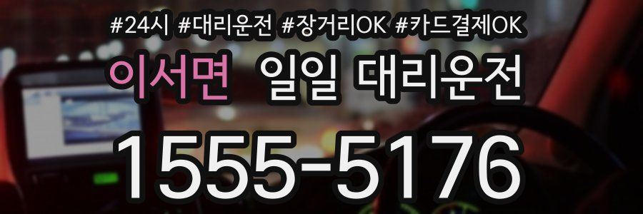 이서면 일일 대리운전