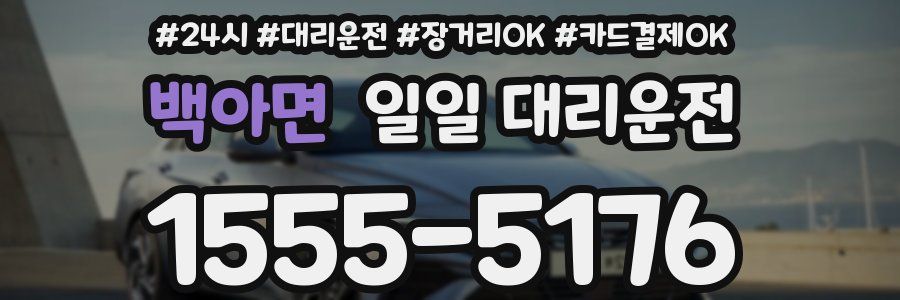백아면 일일 대리운전